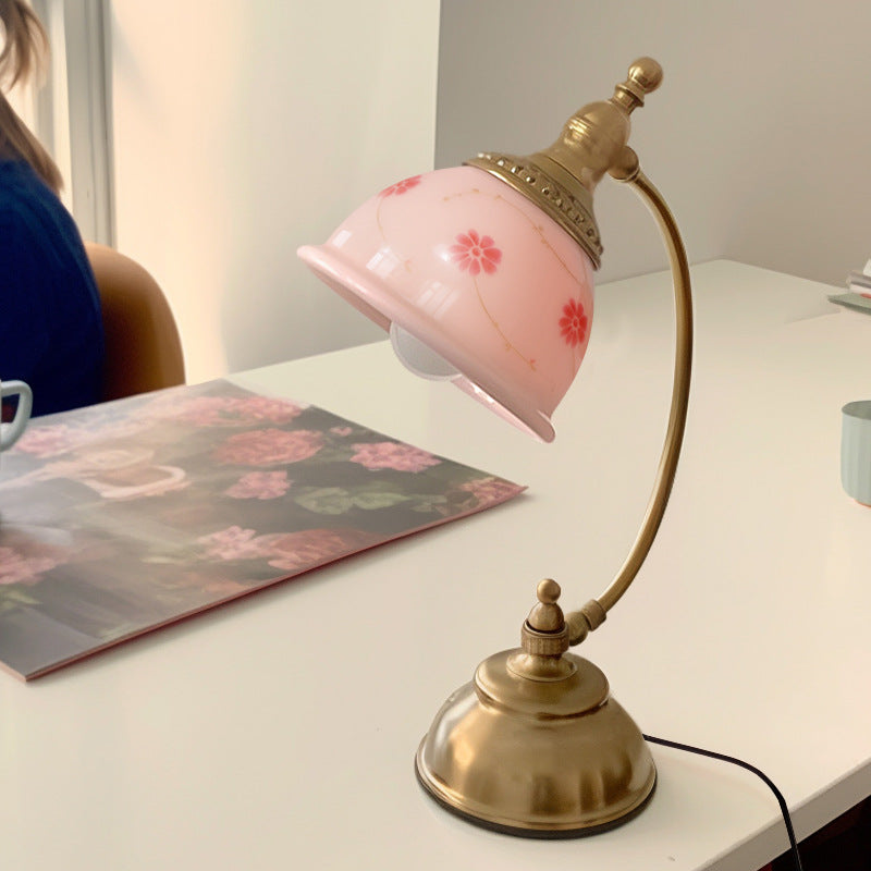 Zeitgenössische kreative USB-wiederaufladbare Pilz-Bogen-Stein-LED-Tischlampe für das Schlafzimmer 