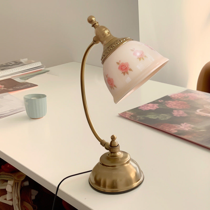 Zeitgenössische kreative USB-wiederaufladbare Pilz-Bogen-Stein-LED-Tischlampe für das Schlafzimmer 