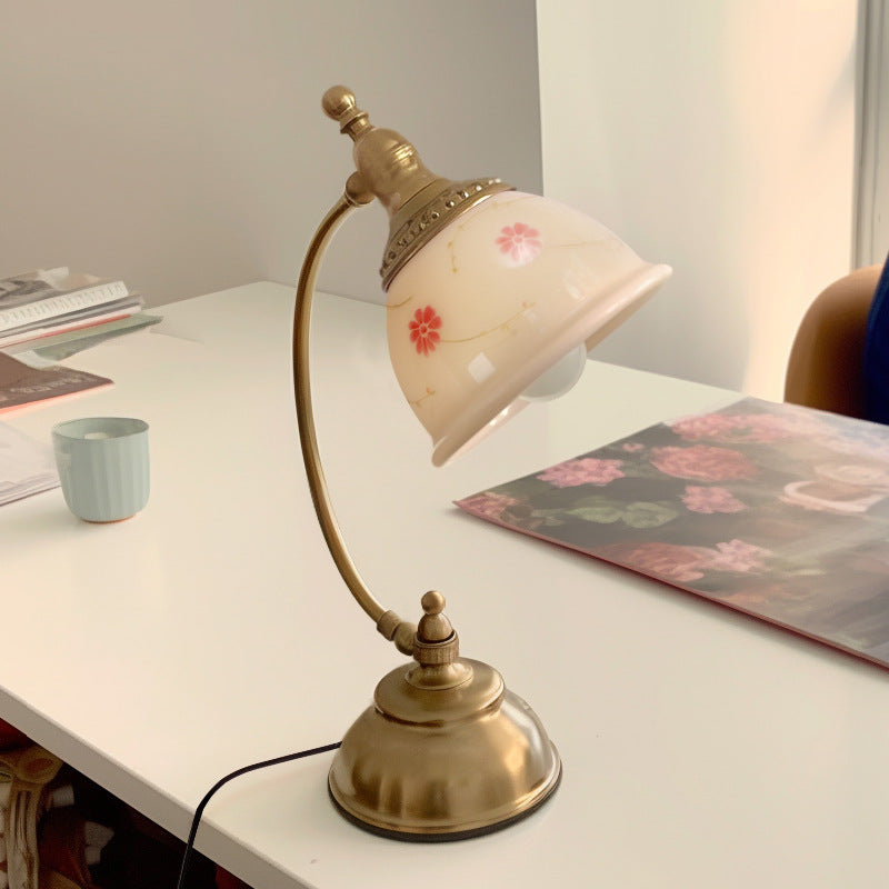 Zeitgenössische kreative USB-wiederaufladbare Pilz-Bogen-Stein-LED-Tischlampe für das Schlafzimmer 