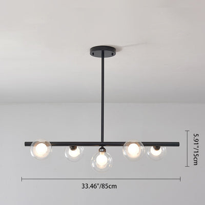 Branche Française Traditionnelle Tige Courbée Dôme Caoutchouc Bois Fer Cadre Abat-jour en Tissu Lustre à 3/5/6/8 Lumières Pour Salon 
