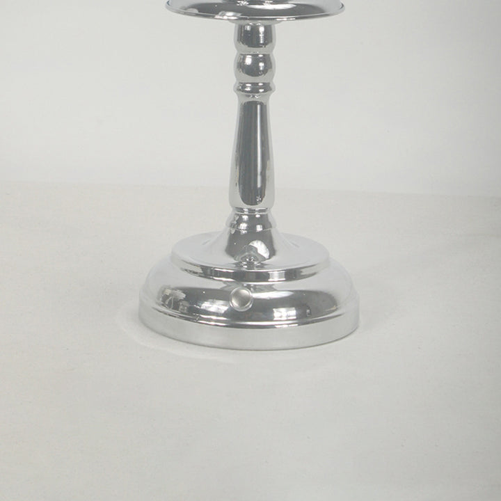Contemporary Creative Iron Acrylic Candlestick 1-Light Table Lamp For Bedroom