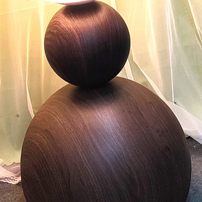 Contemporary Scandinavian Iron PE Spherical Shade LED Standing Floor Lamp For Living Room