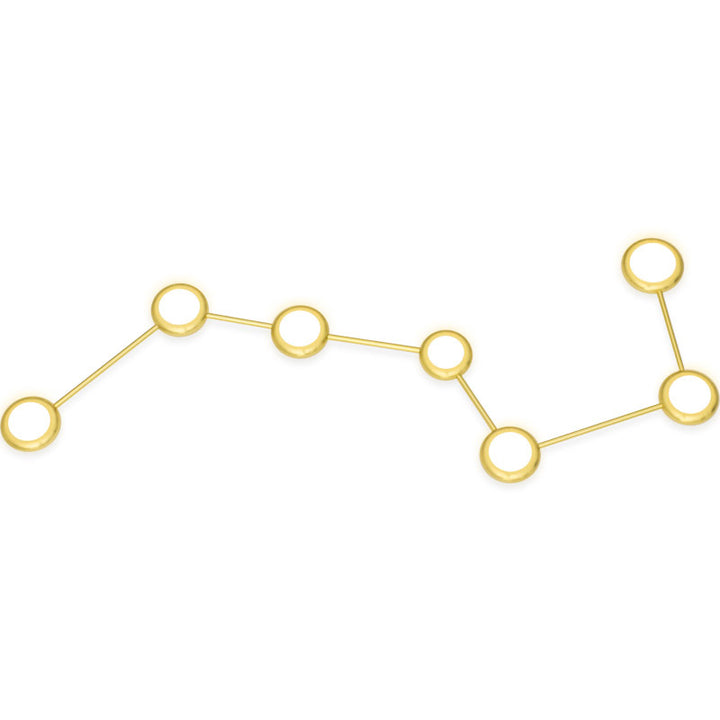 Plafonnier à LED en aluminium contemporain Creative Big Dipper pour salon 