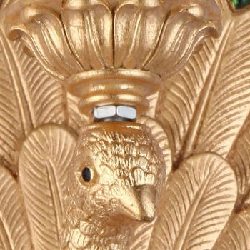 Applique murale 1 lumière avec abat-jour en boule de cristal sculpté en résine européenne traditionnelle pour salon 