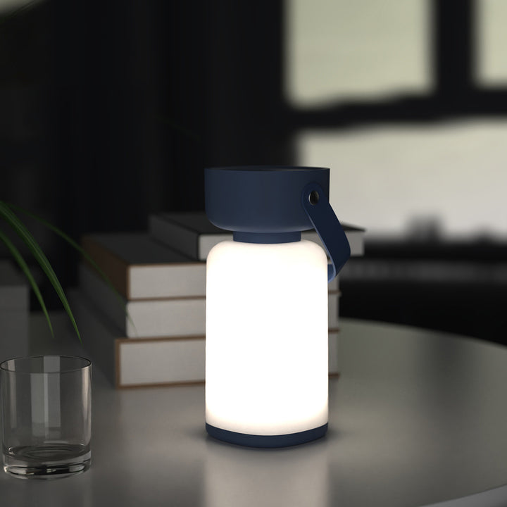 Simplicité Moderne Cylindre Étanche ABS Portable LED Lampe de Camping Extérieure Pour Jardin 