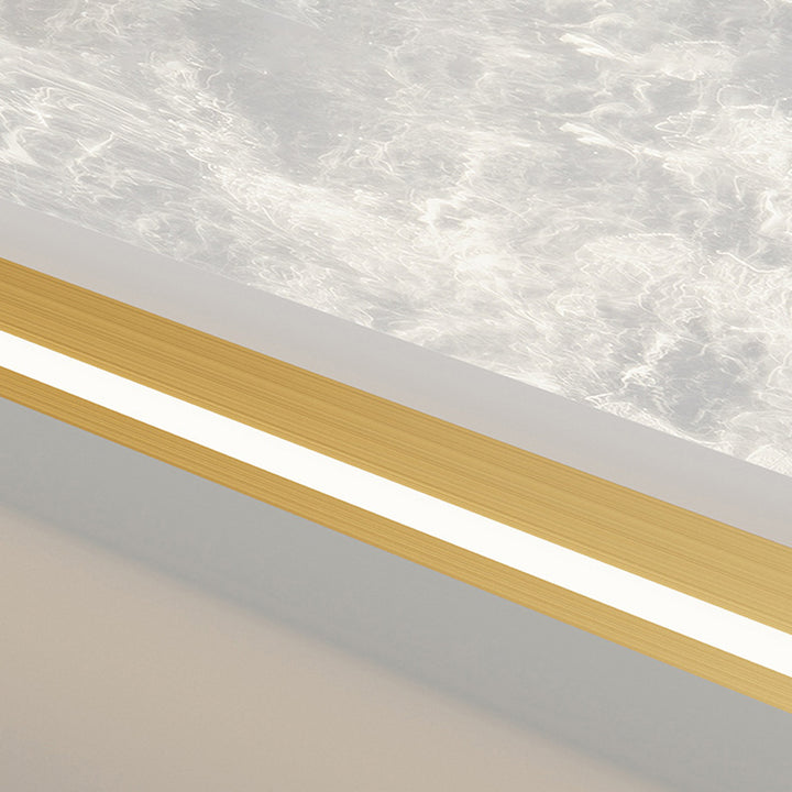 Plafonnier LED rond en aluminium acrylique minimaliste moderne pour salon 