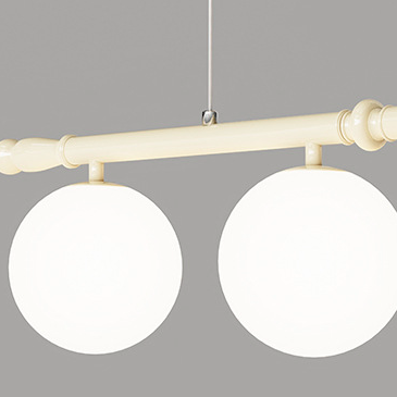 Lustre contemporain scandinave en fer acrylique avec abat-jour sphérique 3/4 lumières pour le salon 