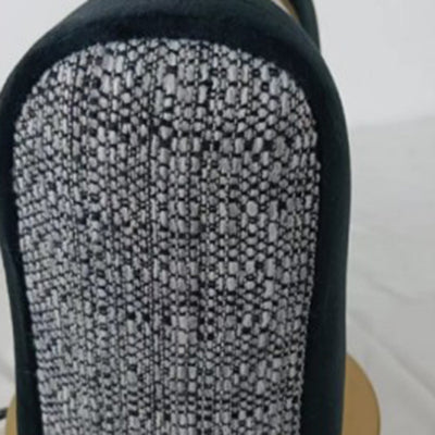 Moderne eklektische Stoffquadrat-Schirm Leder Eisen 1-Licht Tischlampe für Schlafzimmer 
