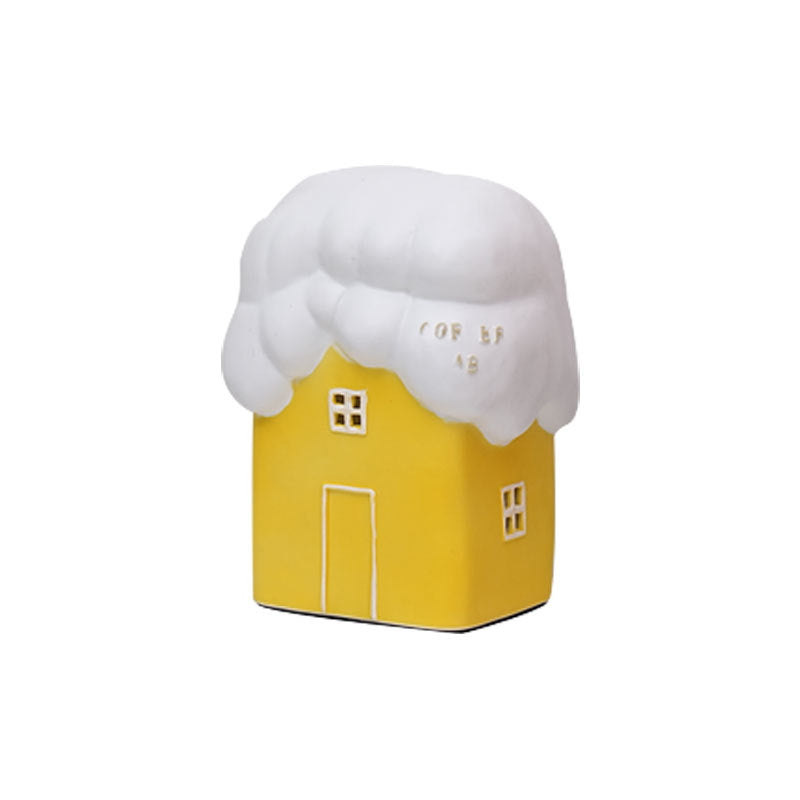 Lámpara de Mesa USB LED de Nieve Linda de Cerámica Creativa Contemporánea para Dormitorio 