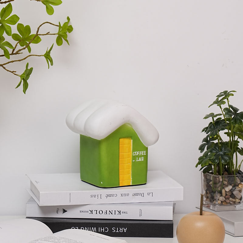 Lámpara de Mesa USB LED de Nieve Linda de Cerámica Creativa Contemporánea para Dormitorio 