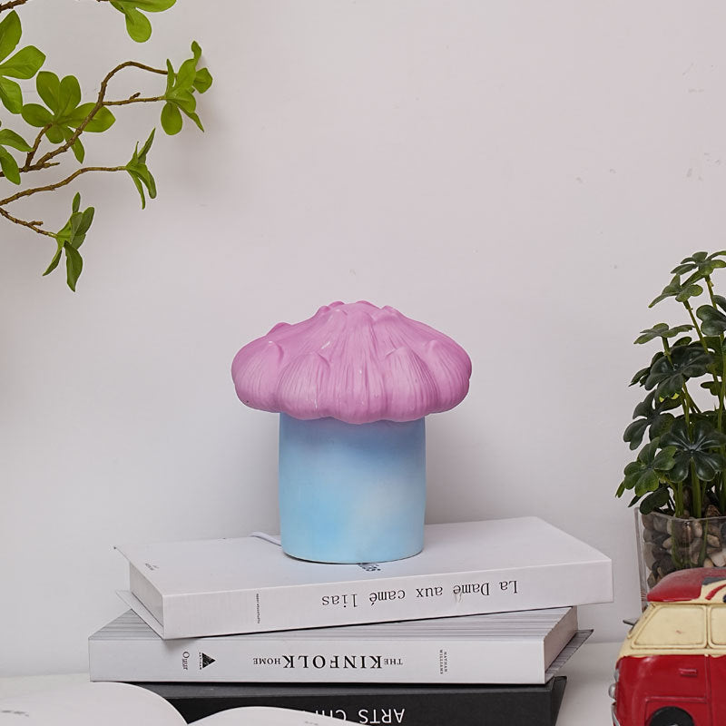 Lámpara de Mesa USB LED de Nieve Linda de Cerámica Creativa Contemporánea para Dormitorio 