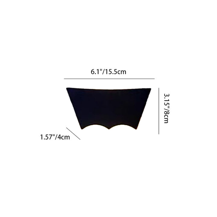 Applique murale contemporaine en aluminium industriel avec arc lumineux LED vers le haut et vers le bas, étanche pour jardin 
