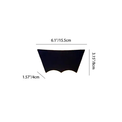 Applique murale contemporaine en aluminium industriel avec arc lumineux LED vers le haut et vers le bas, étanche pour jardin 