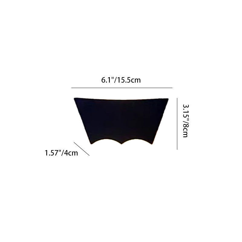 Applique murale contemporaine en aluminium industriel avec arc lumineux LED vers le haut et vers le bas, étanche pour jardin 