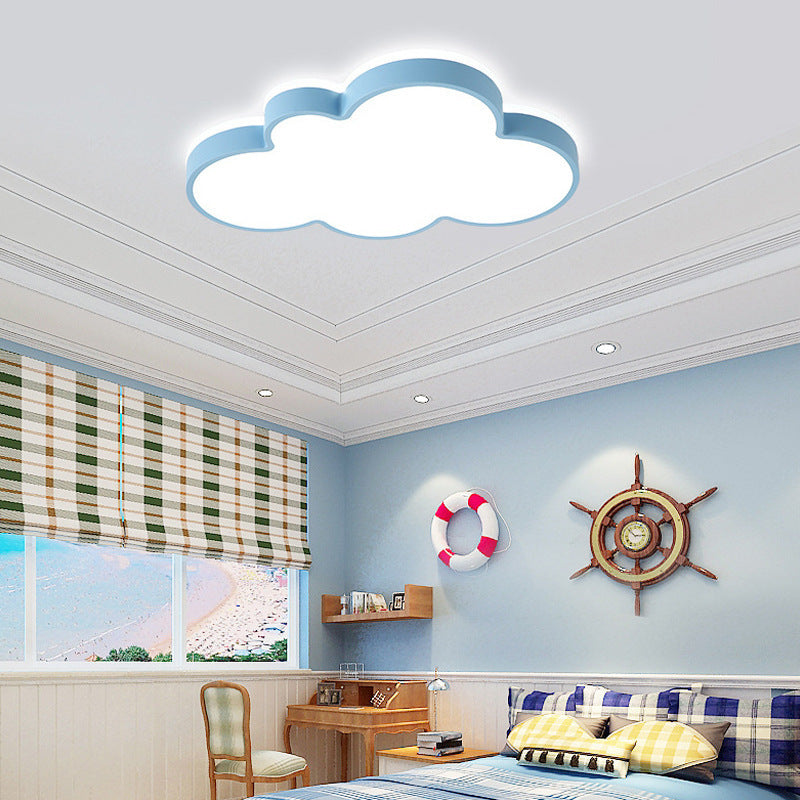Zeitgenössische kreative Eisen-Acryl-Wolkenleuchte LED-Deckenleuchte für das Schlafzimmer 