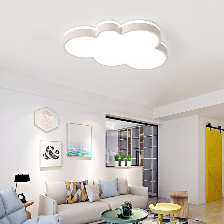 Zeitgenössische kreative Eisen-Acryl-Wolkenleuchte LED-Deckenleuchte für das Schlafzimmer 