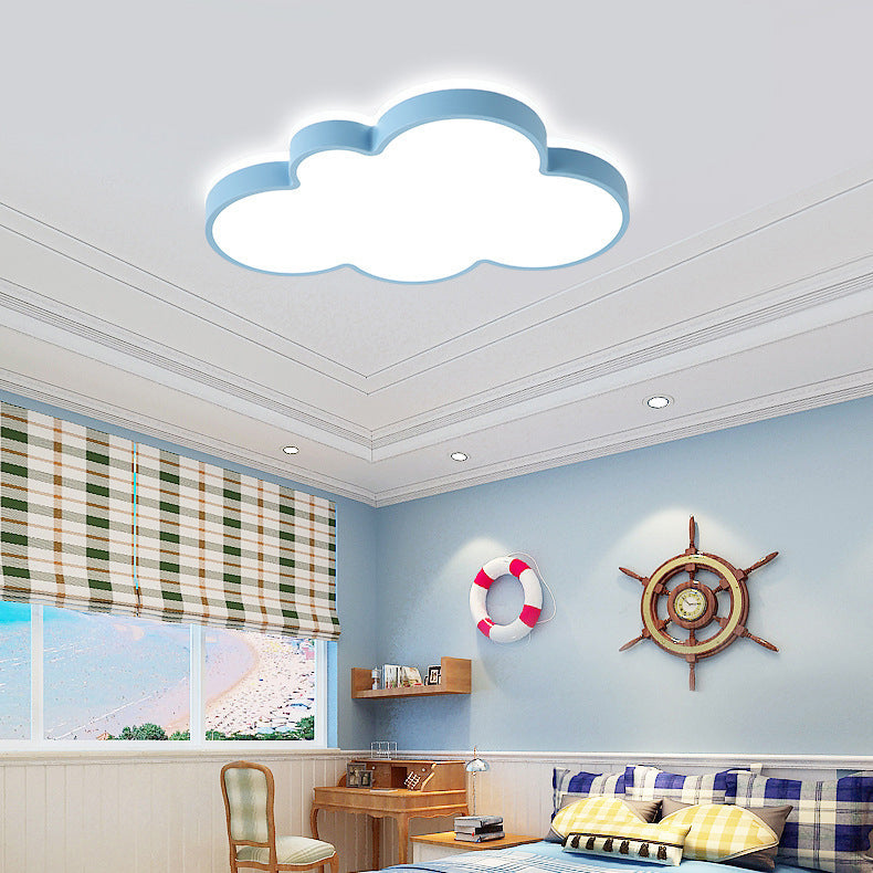 Zeitgenössische kreative Eisen-Acryl-Wolkenleuchte LED-Deckenleuchte für das Schlafzimmer 