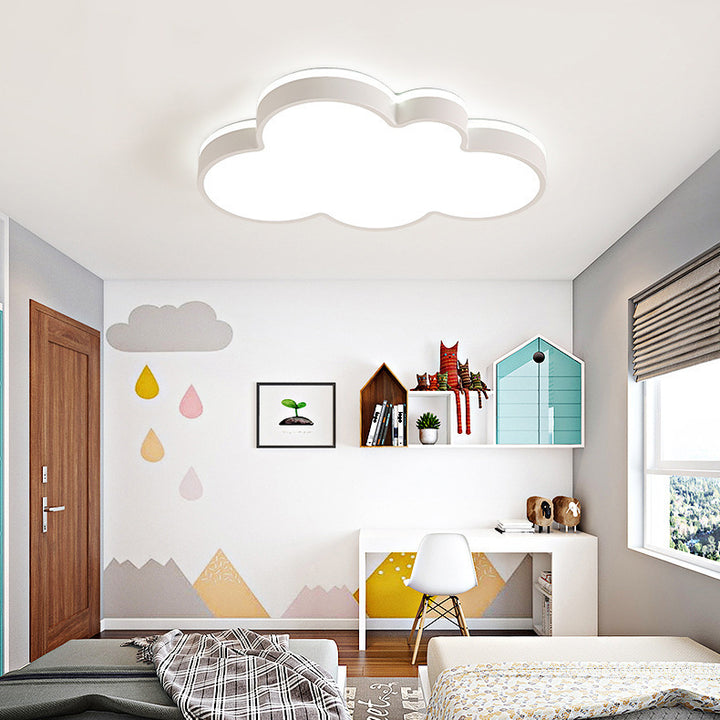 Zeitgenössische kreative Eisen-Acryl-Wolkenleuchte LED-Deckenleuchte für das Schlafzimmer 