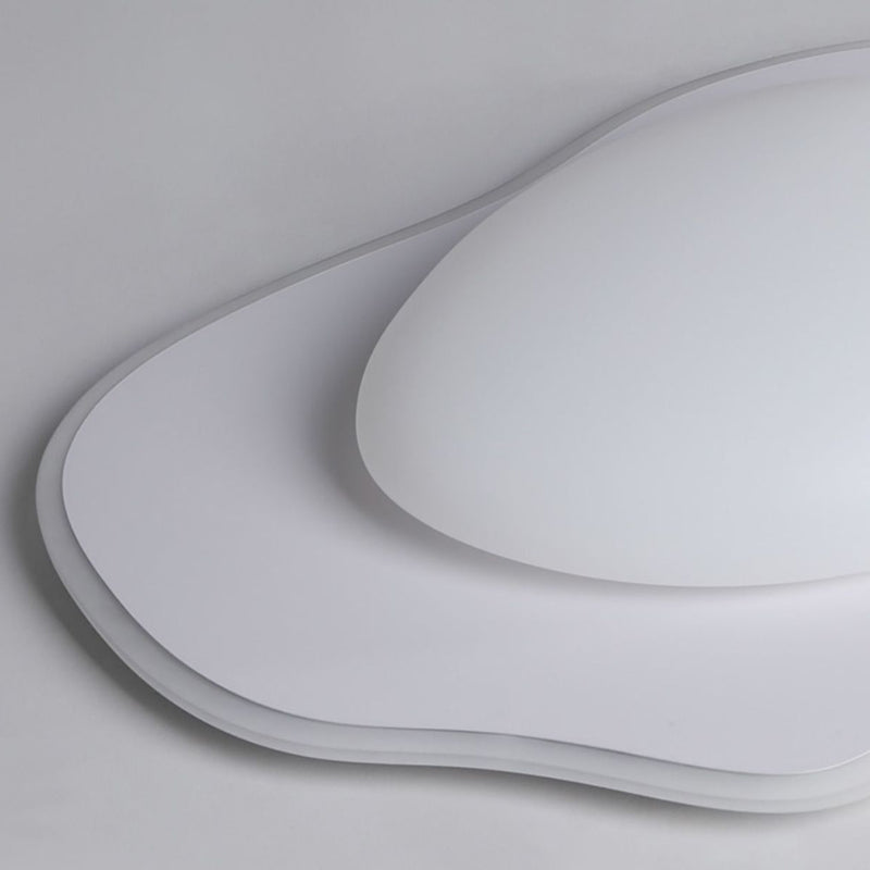 Lustre LED en fer acrylique au design contemporain pour œuf poché créatif pour chambre à coucher 