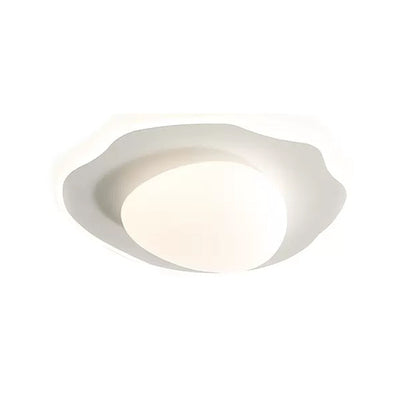 Lustre LED en fer acrylique au design contemporain pour œuf poché créatif pour chambre à coucher 