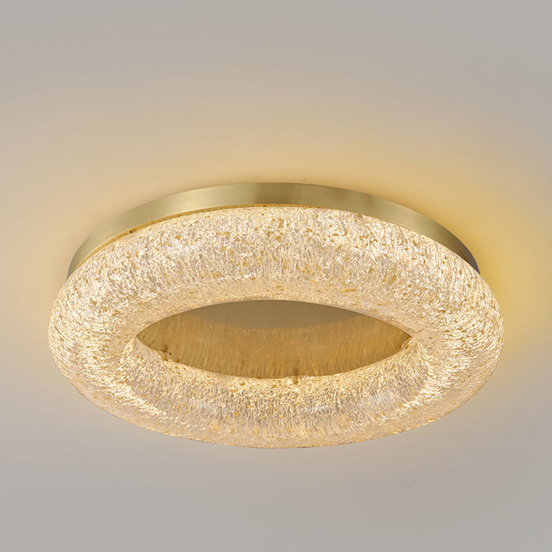 Lumière de plafond encastrée à LED avec finition résine feuille d&