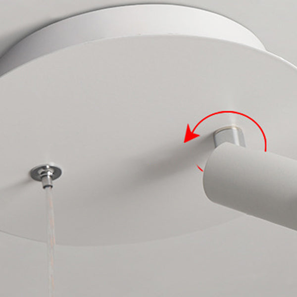 Moderne Mid-Century Eisen Aluminium Horn Schirm LED Pendelleuchte Spotlight für Wohnzimmer 