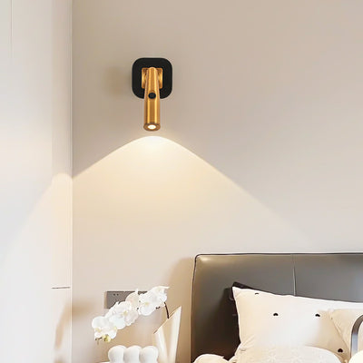 Lámpara de lectura de pared LED ajustable de aluminio cepillado colonial tradicional para dormitorio 