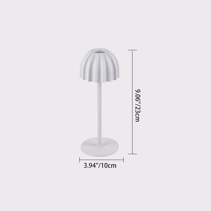 Lampe de table LED USB en forme de parapluie scandinave contemporaine pour chambre à coucher 