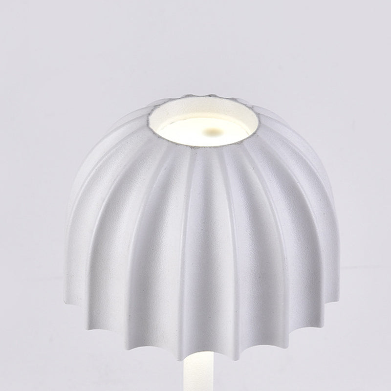 Lampe de table LED USB en forme de parapluie scandinave contemporaine pour chambre à coucher 
