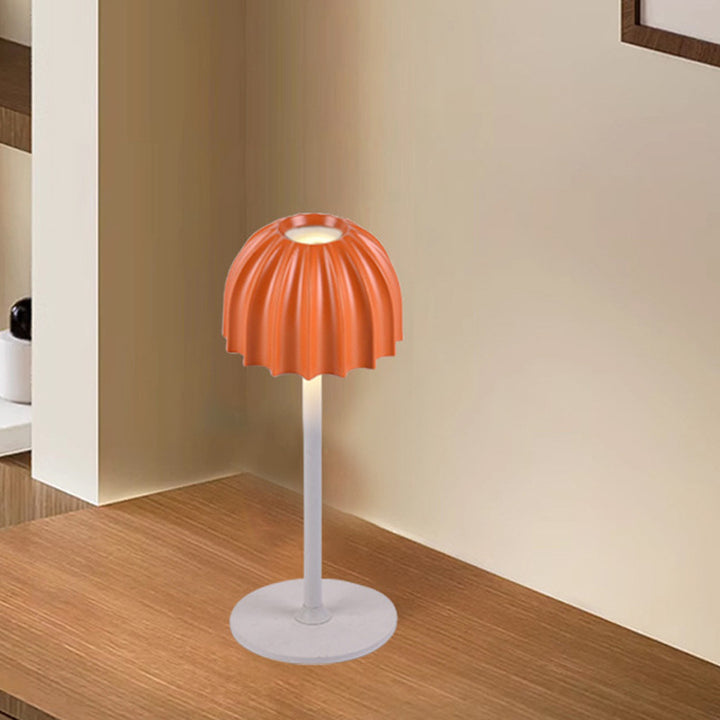 Lampe de table LED USB en forme de parapluie scandinave contemporaine pour chambre à coucher 