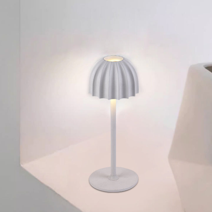 Lampe de table LED USB en forme de parapluie scandinave contemporaine pour chambre à coucher 