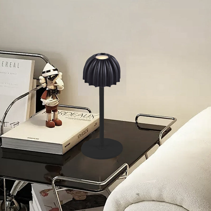 Lampe de table LED USB en forme de parapluie scandinave contemporaine pour chambre à coucher 