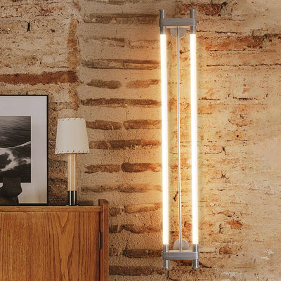 Modern Transitional Dual Aluminum Long Strip Acrylic LED Wall Sconce Lamp For Living Room