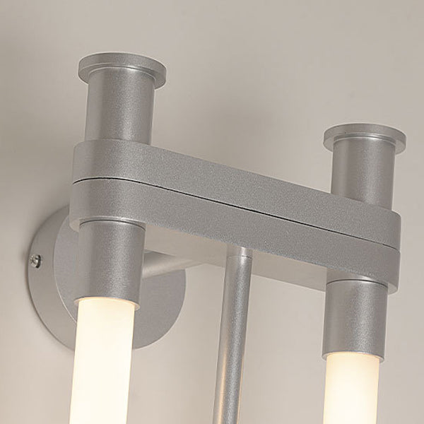 Modern Transitional Dual Aluminum Long Strip Acrylic LED Wall Sconce Lamp For Living Room