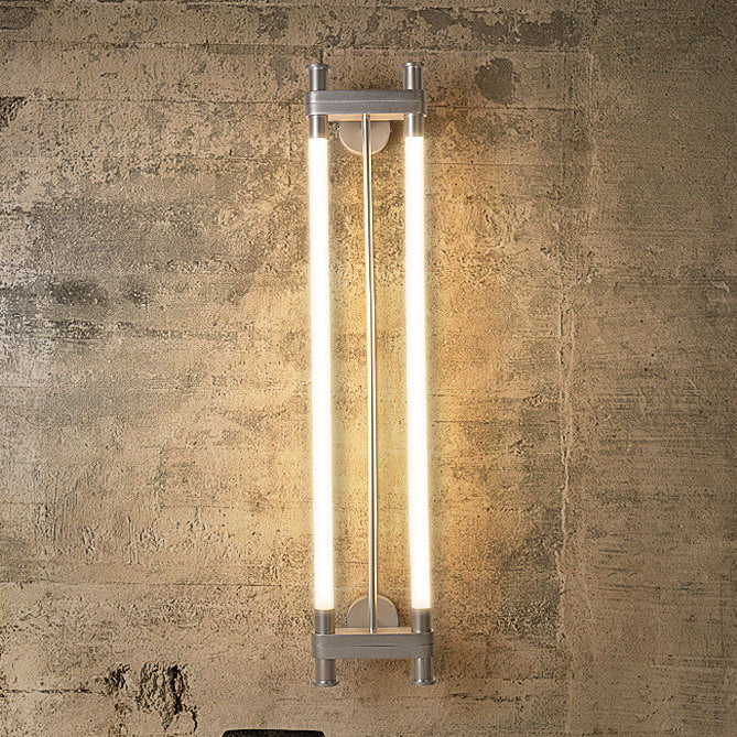 Modern Transitional Dual Aluminum Long Strip Acrylic LED Wall Sconce Lamp For Living Room