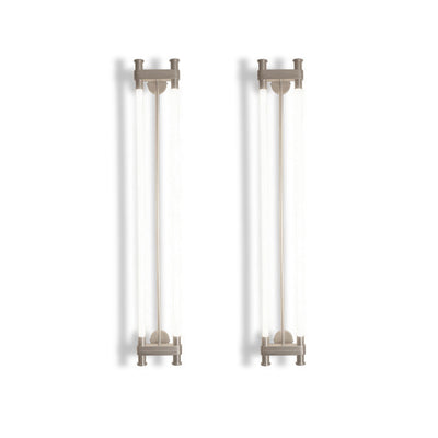 Modern Transitional Dual Aluminum Long Strip Acrylic LED Wall Sconce Lamp For Living Room
