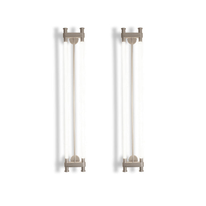 Modern Transitional Dual Aluminum Long Strip Acrylic LED Wall Sconce Lamp For Living Room