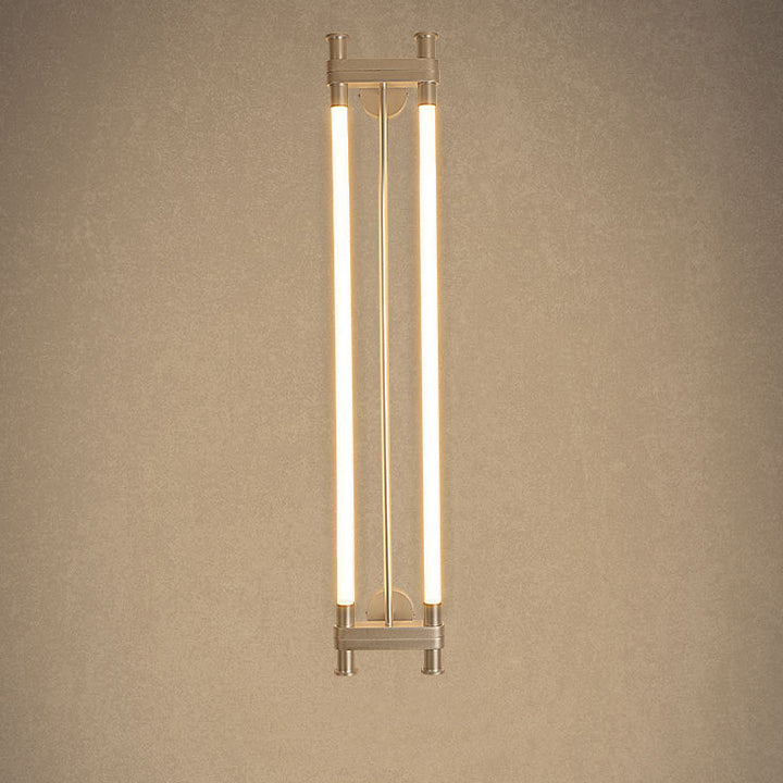 Modern Transitional Dual Aluminum Long Strip Acrylic LED Wall Sconce Lamp For Living Room
