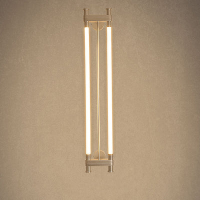 Modern Transitional Dual Aluminum Long Strip Acrylic LED Wall Sconce Lamp For Living Room