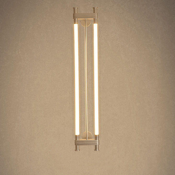 Modern Transitional Dual Aluminum Long Strip Acrylic LED Wall Sconce Lamp For Living Room