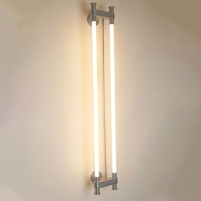 Modern Transitional Dual Aluminum Long Strip Acrylic LED Wall Sconce Lamp For Living Room