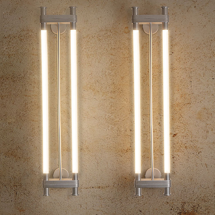 Modern Transitional Dual Aluminum Long Strip Acrylic LED Wall Sconce Lamp For Living Room
