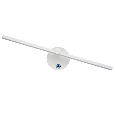 Moderne minimalistische Aluminium-Langstreifen-drehbare LED-Wandleuchte für das Schlafzimmer 