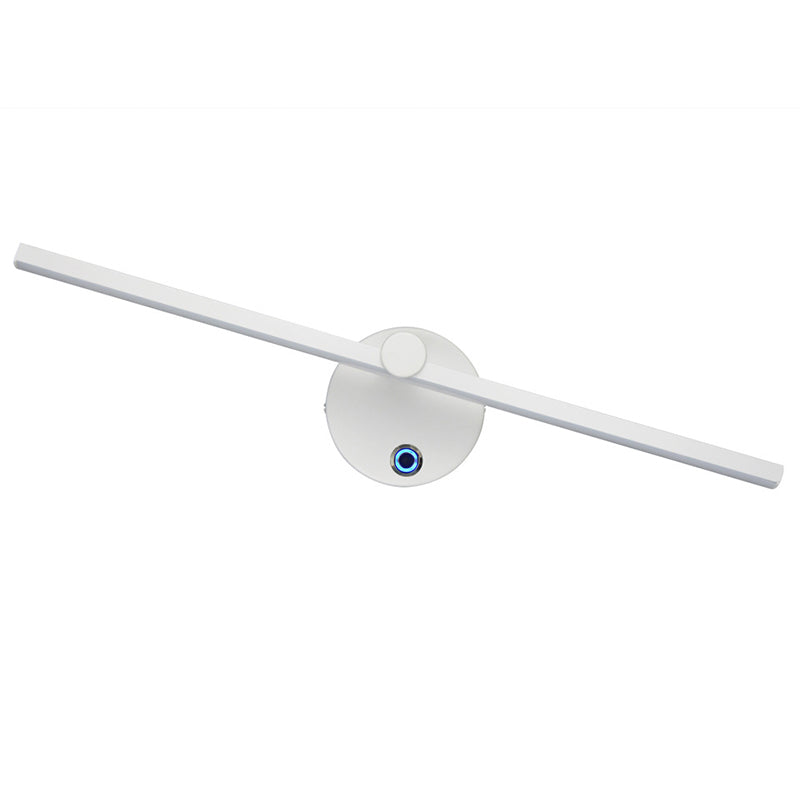 Moderne minimalistische Aluminium-Langstreifen-drehbare LED-Wandleuchte für das Schlafzimmer 