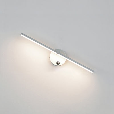 Moderne minimalistische Aluminium-Langstreifen-drehbare LED-Wandleuchte für das Schlafzimmer 