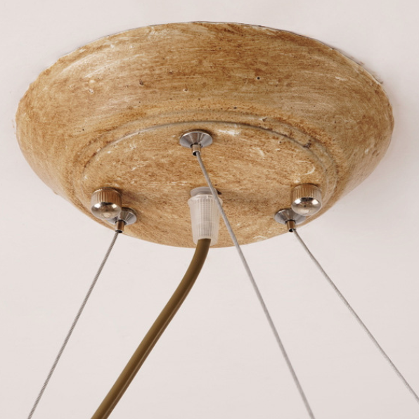 Traditional Chinese Zen Resin Trunk Hardware Glass Ball Shade 6/10-Light Chandelier Island Light For Living Room