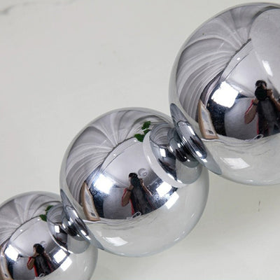 Contemporain nordique rond dentelle tout en laiton verre suspension 1 lumière pour salon 