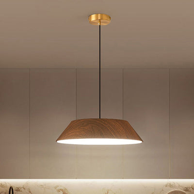Contemporain nordique rond dentelle tout en laiton verre suspension 1 lumière pour salon 