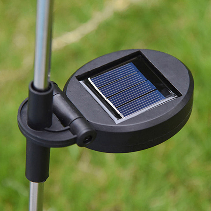 Lumière extérieure LED en forme de marguerite en caoutchouc avec capteur solaire Art Déco moderne pour jardin 