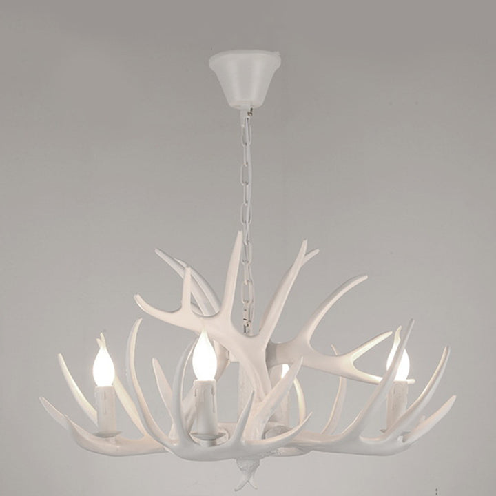 Chandelier moderne Art Déco en forme de bois de fer PVC 4/6/8/9/12 lumières pour salle à manger 